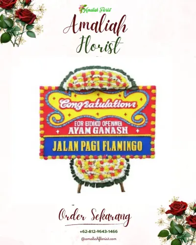 Bunga Papan Congratulation di Banjarwaru